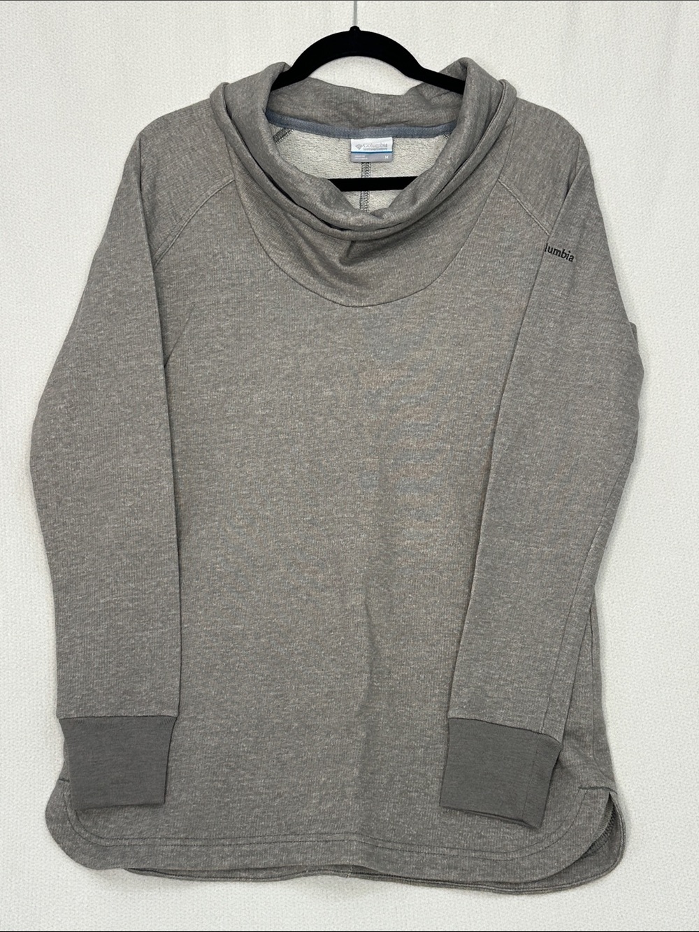 Columbia Tan Cowl Neck Pullover